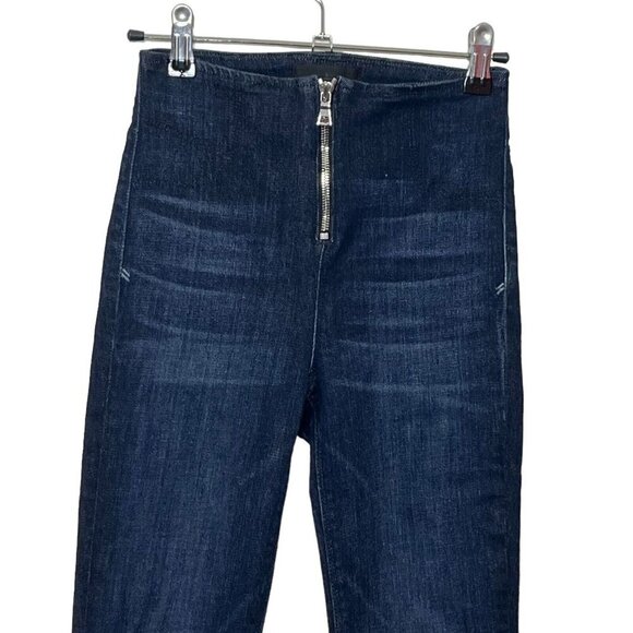 RTA Madison Zip Skinny Jeans Superior Blue Women’s Size 24 High Rise Stretch - Picture 3 of 13